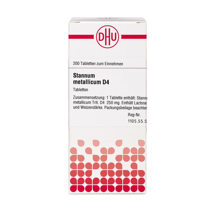 DHU Stannum metallicum D4 Tabletten, 200 St. Tabletten