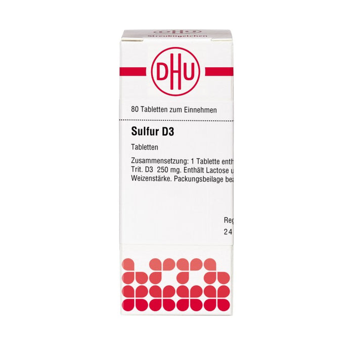 DHU Sulfur D3 Tabletten, 80 St. Tabletten