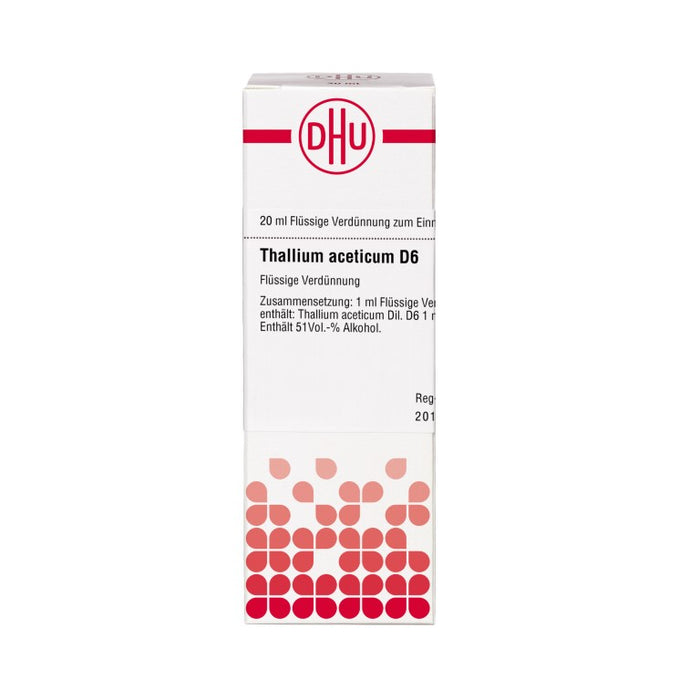 Thallium aceticum D6 DHU Dilution, 20 ml Lösung