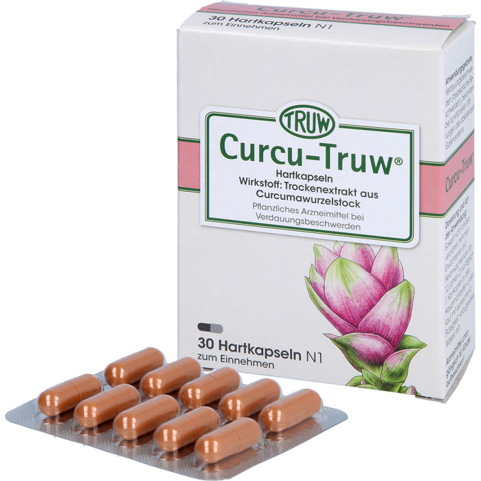 Curcu-Truw Kapseln bei Verdauungsbeschwerden, 30 pc Capsules