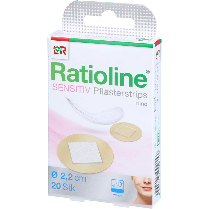 Ratioline Pflasterstrips sensitive, 20 pcs. Patch