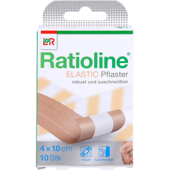 Ratioline elastic Wundschnellverband 4 x 10 cm, 1 St. Wundauflagen