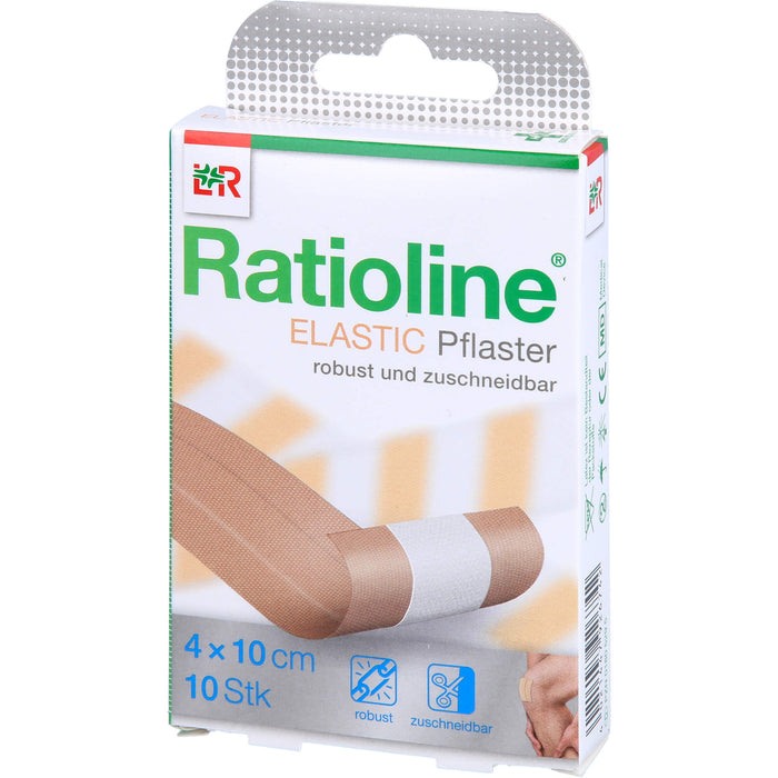 Ratioline elastic Wundschnellverband 4 x 10 cm, 1 pc Pansements