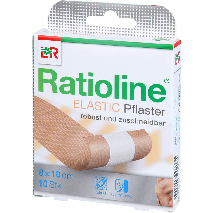 Ratioline elastic Wundschnellverband 4cmx1m, 1 St VER