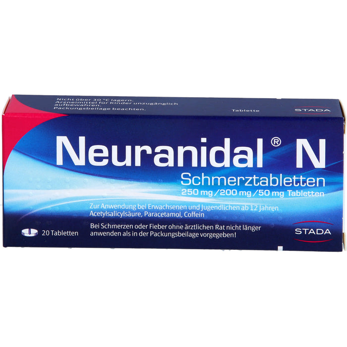 Neuranidal N Schmerztabletten, 20 pcs. Tablets