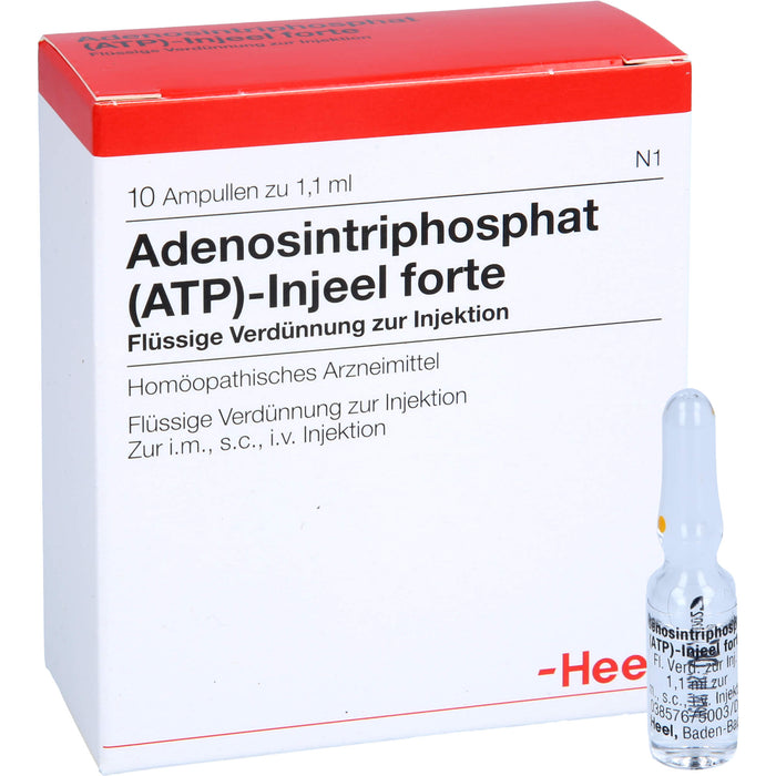 Adenosintriphosphat (ATP)-Injeel forte Ampullen, 10 pc Ampoules