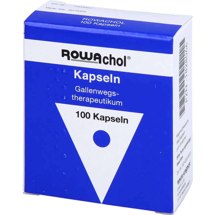 ROWAchol Kapseln Gallenwegstherapeutikum, 100 pc Capsules