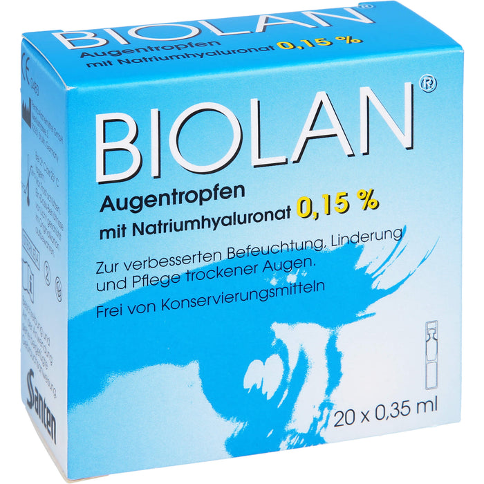 Biolan Augentropfen, 20 ml Single-dose pipettes