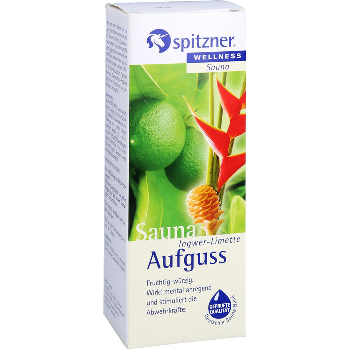 Spitzner Saunaaufguss Ingwer-Limette Wellness, 190 ml KON