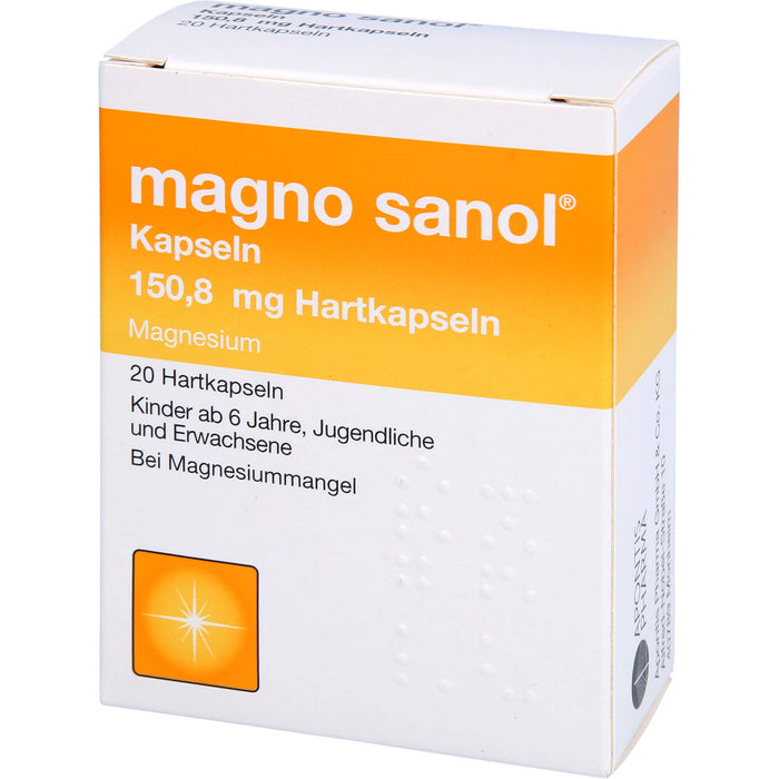 magno sanol Kapseln, 20 pcs. Capsules