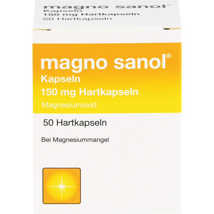 magno sanol Kapseln, 50 pcs. Capsules