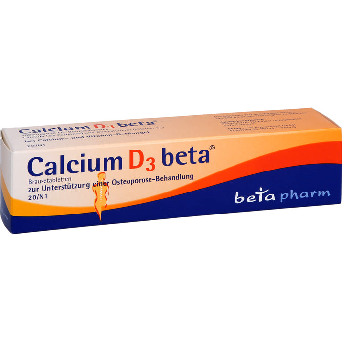 Calcium D3 beta Brausetabletten, 20 pcs. Tablets