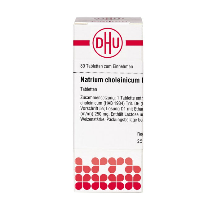 DHU Natrium choleinicum D6 Tabletten, 80 St. Tabletten