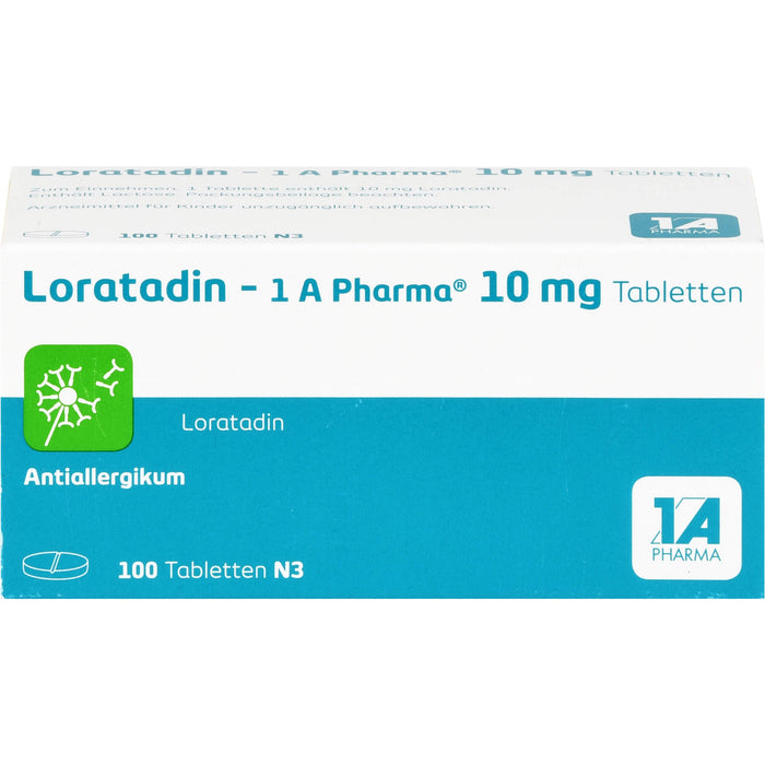 Loratadin - 1 A Pharma, 10 mg Tabletten, 100 St. Tabletten