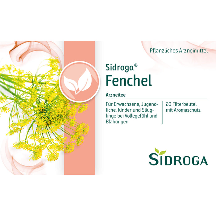 Sidroga Fenchel Arzneitee, 20 pc Sac filtrant