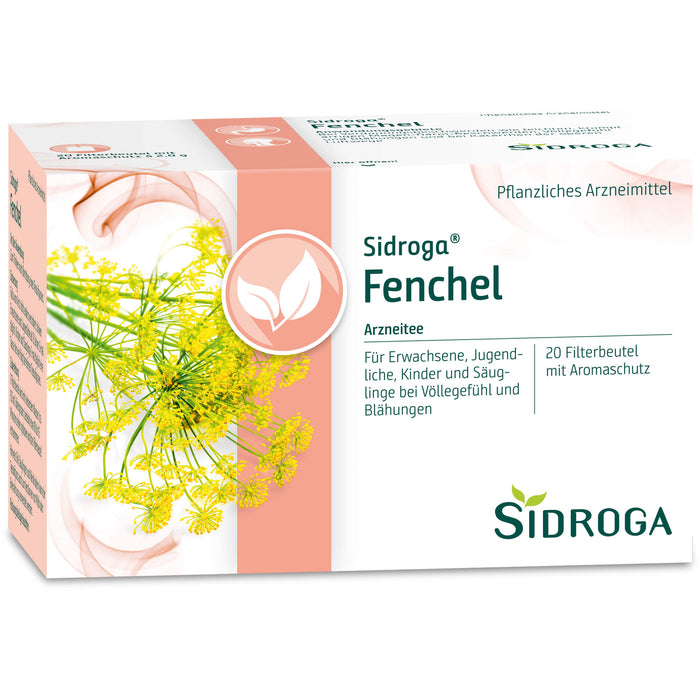 Sidroga Fenchel Arzneitee, 20 pc Sac filtrant