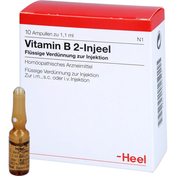 Heel Vitamin B2 Injeel Ampullen, 10 pcs. Ampoules