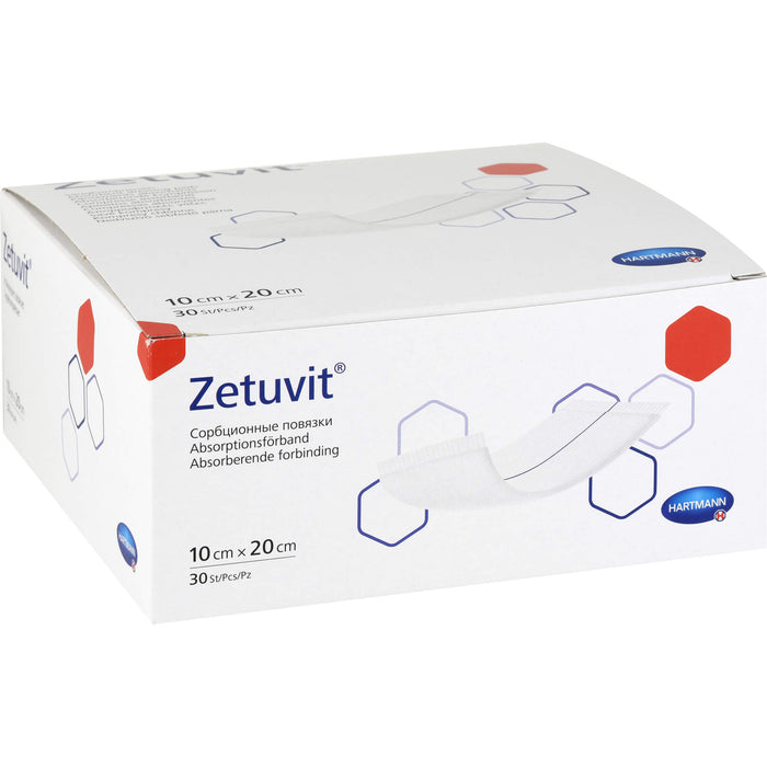 Zetuvit Saugkompressen unsteril 10 x 20 cm, 30 pcs. Compresses