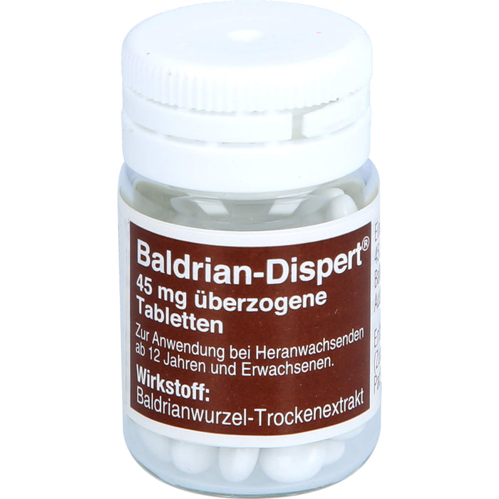 Baldrian-Dispert 45 mg überzogene Tabletten, 50 pc Tablettes