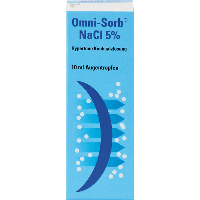 Omni-Sorb Augentropfen zur Entquellung von Hornhautödemen  und zur Wiederherstellung des osmotischen Hornhautgleichgewichts, 10 ml Lösung