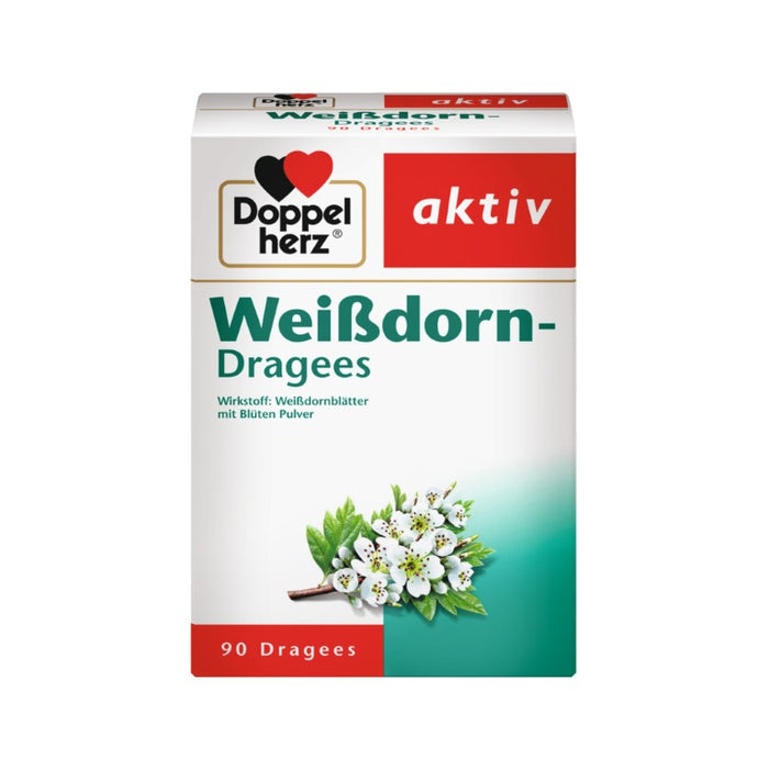 Doppelherz Weißdorn Dragees, 90 St UTA