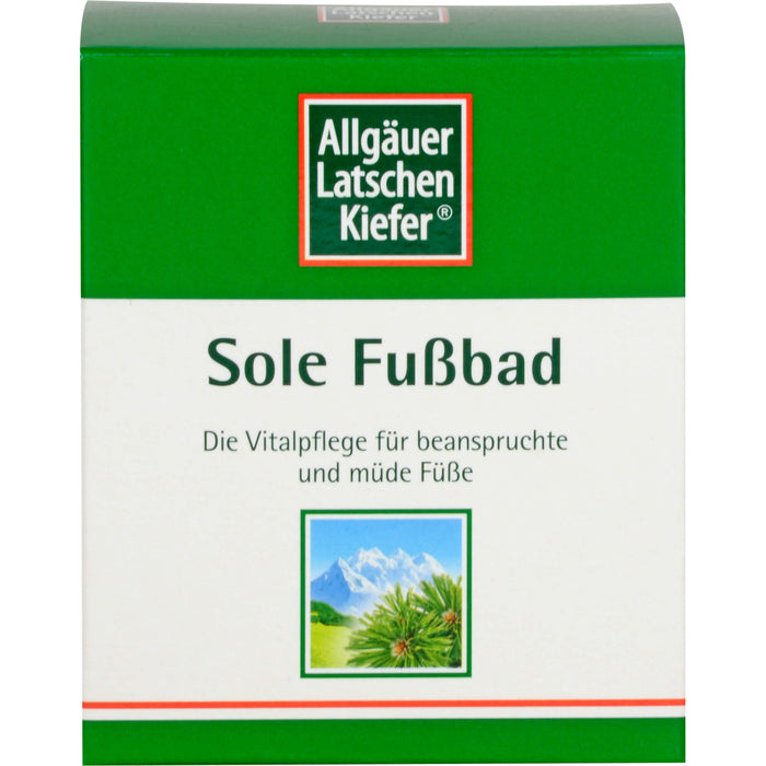 Allgäuer Latschenkiefer Sole Fußbad, 10 pcs. Sachets