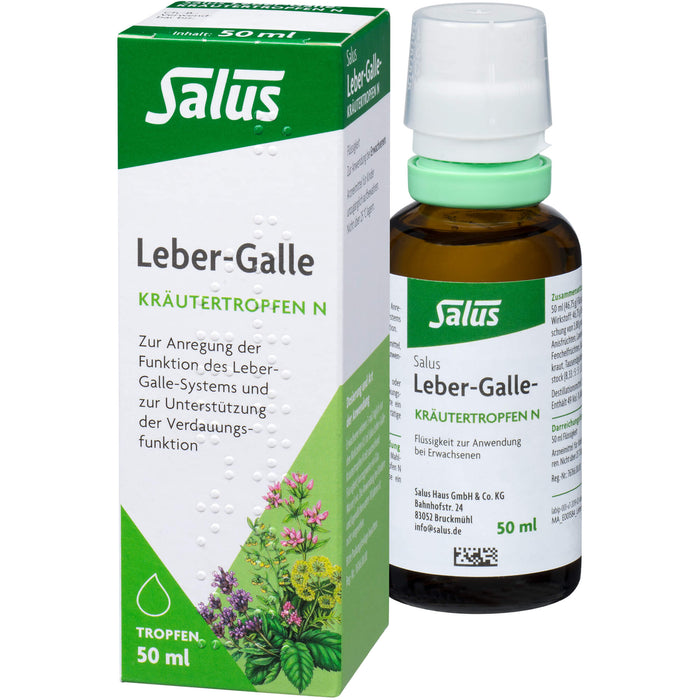 Salus Leber-Galle-Kräutertropfen N, 50 ml Solution