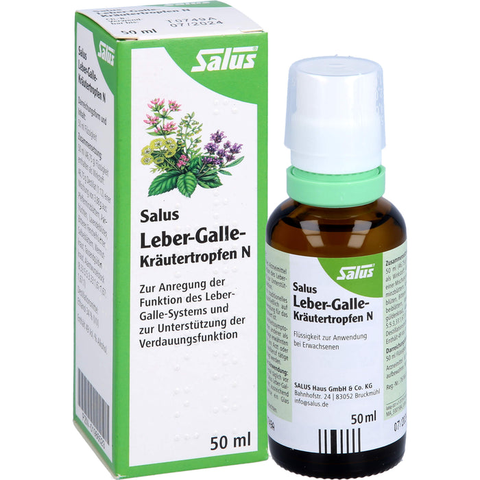 Salus Leber-Galle-Kräutertropfen N, 50 ml Solution