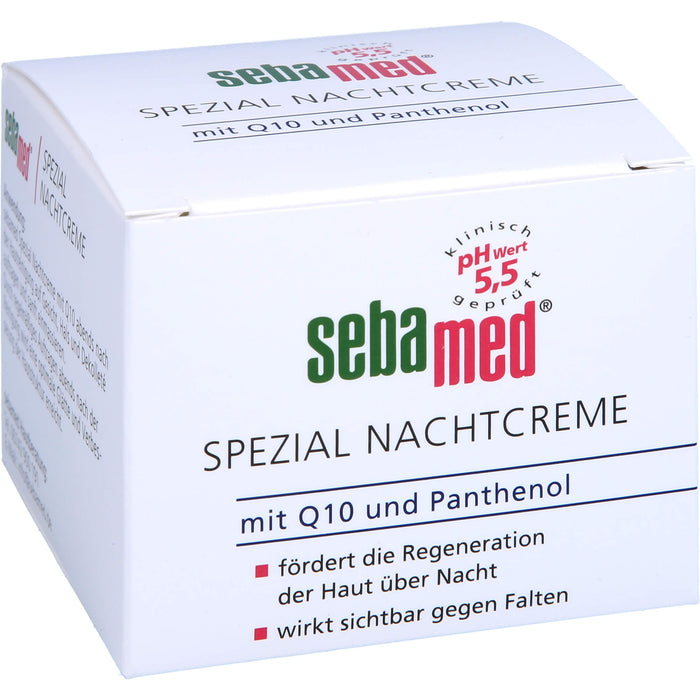 sebamed spezial Nachtcreme mit Q10 und Panthenol, 75 ml Cream