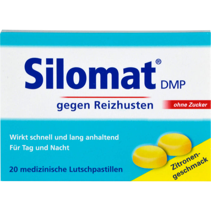 Silomat DMP Lutschpastillen Zitronen-Geschmack, 20 pc Tablettes