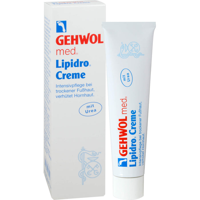 GEHWOL med Lipidro-Creme für die natürliche Hydro-Lipid-Balance der Fußhaut, 125 ml Cream