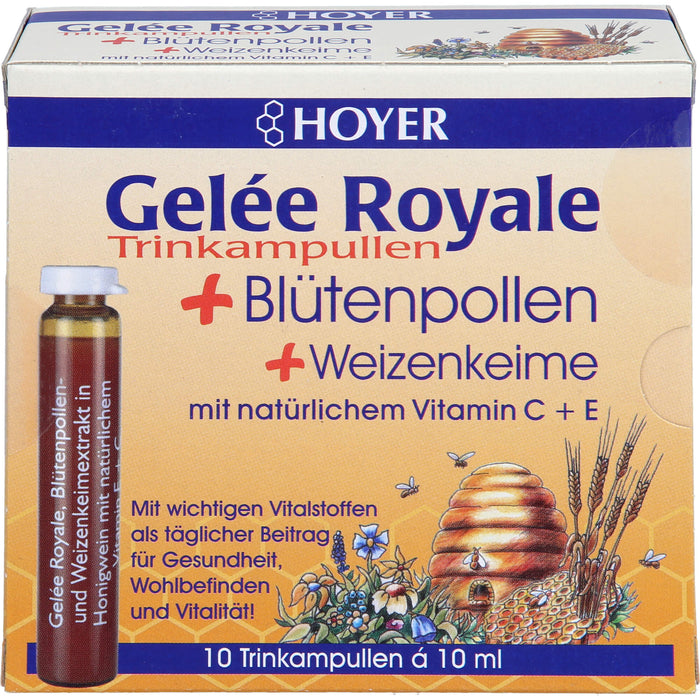 HOYER Gelée Royale Trinkampullen, 10 St. Ampullen