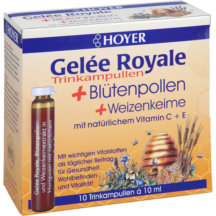 HOYER Gelée Royale Trinkampullen, 10 St. Ampullen