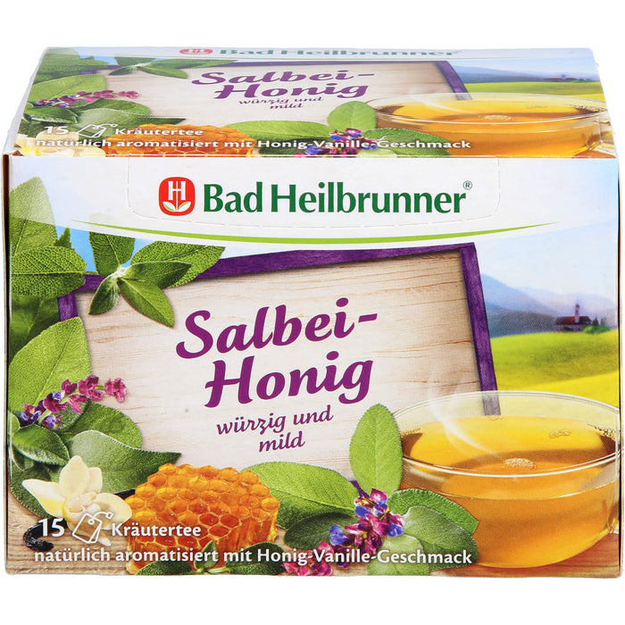 Bad Heilbrunner Salbei-Honig Kräutertee, 15 pcs. Filter bag