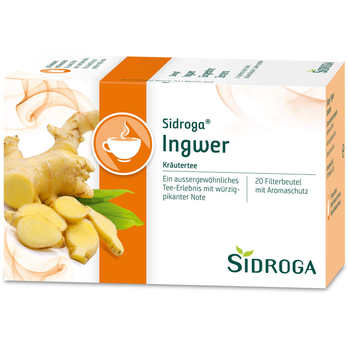 Sidroga Ingwer Kräutertee, 20 pc Sac filtrant