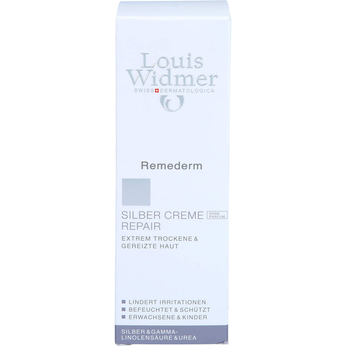 Louis Widmer Remederm Silber Creme Repair Hautcreme, 75 ml Creme