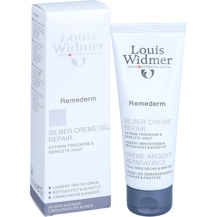 Louis Widmer Remederm Silber Creme Repair Hautcreme, 75 ml Creme