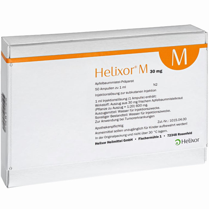 Helixor M 30 mg, 50 pc Ampoules