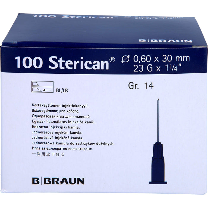 B. BRAUN Sterican Insulinkanüle 0,60 x 30 mm, 100 St. Kanülen