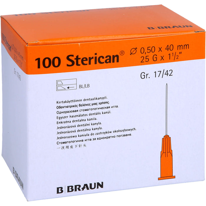 STERICAN DENT KA L 0,5X40, 100 St KAN