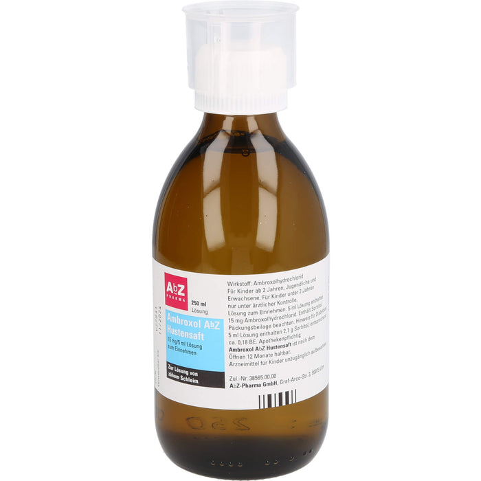 Ambroxol AbZ Hustensaft 15 mg/5 ml, 250 ml Solution