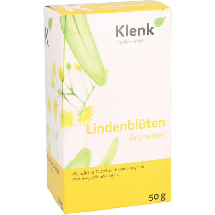 Klenk Lindenblüten bei Erkältungskrankheiten und gegen Reizhusten, 50 g Tea