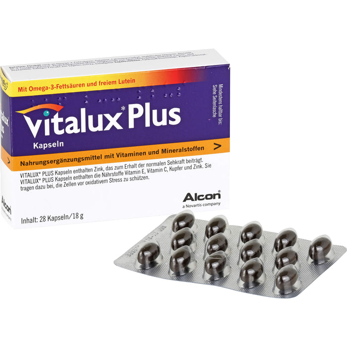 Vitalux Plus Lutein u. Omega3 Kapseln, 84 St KAP