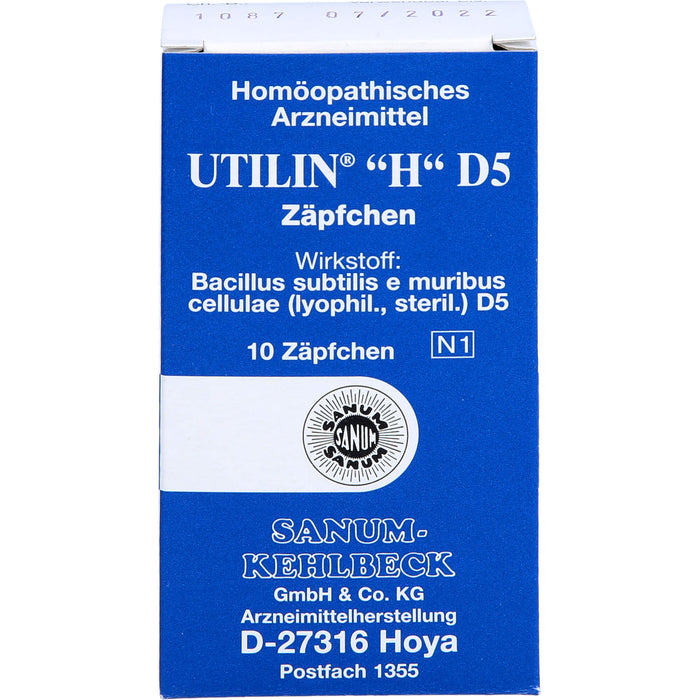 Utilin H D5 Zäpfchen, 10 pcs. Suppositories