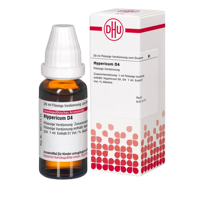 DHU Hypericum D4 Dilution, 20 ml Lösung