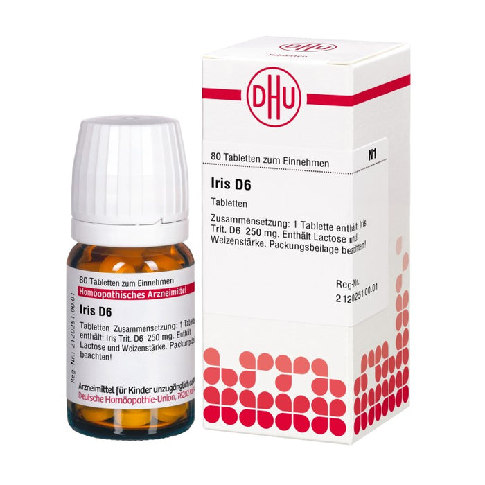 DHU Iris D6 Tabletten, 80 pc Tablettes