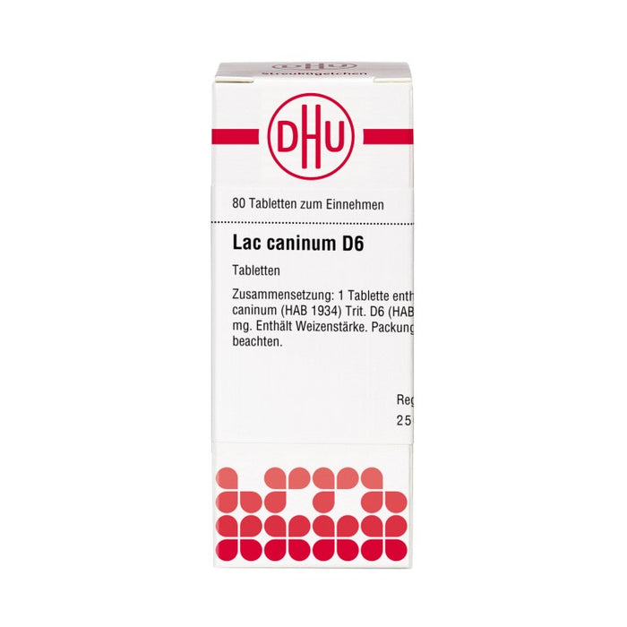 Lac caninum D6 DHU Tabletten, 80 St. Tabletten