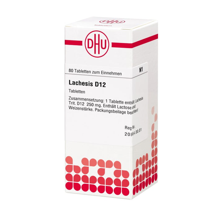 DHU Lachesis D12 Tabletten, 80 pcs. Tablets