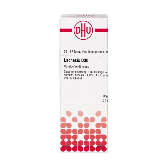 DHU Lachesis D30 Dilution, 20 ml Lösung