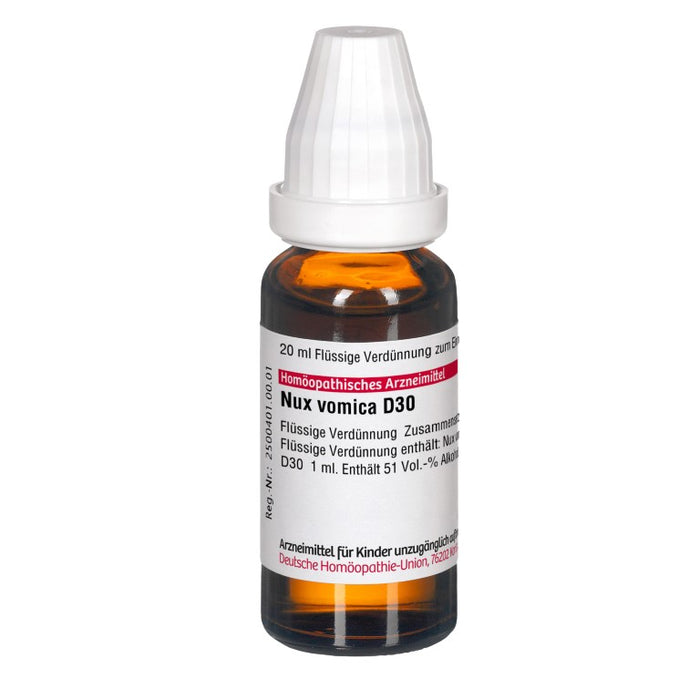 DHU Nux vomica D30 Dilution, 20 ml Lösung